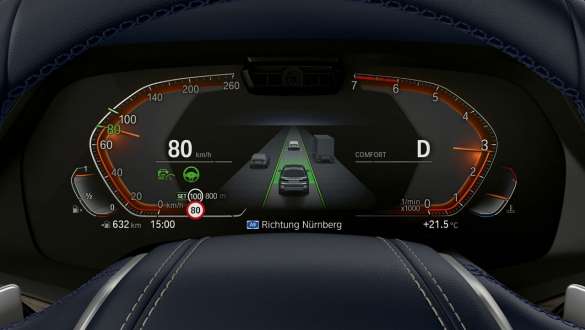 Driving Assistant Professional Driving Assistant Professional: Cloes-up of driver’s panel