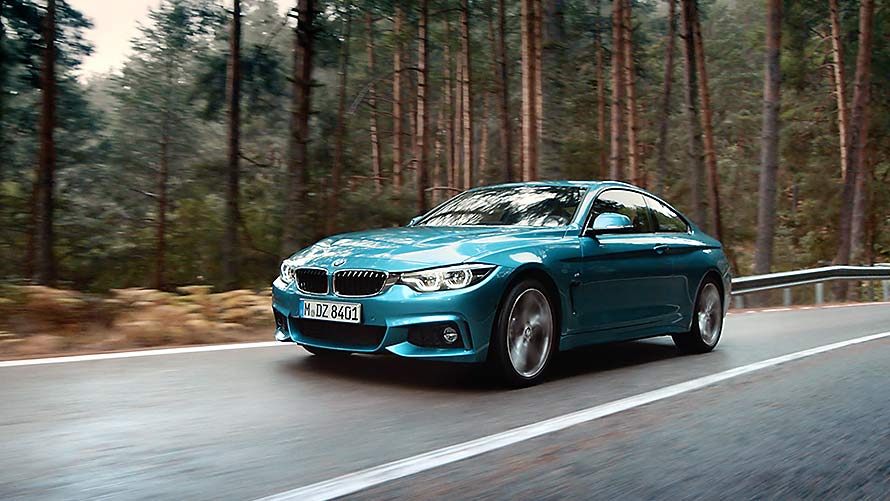 BMW 4 Gran Coupe бирюзовый