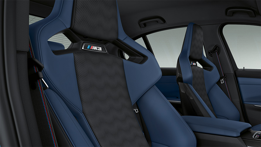 BMW Individual full leather ‘Merino’ fine-grain Fjord Blue/Black